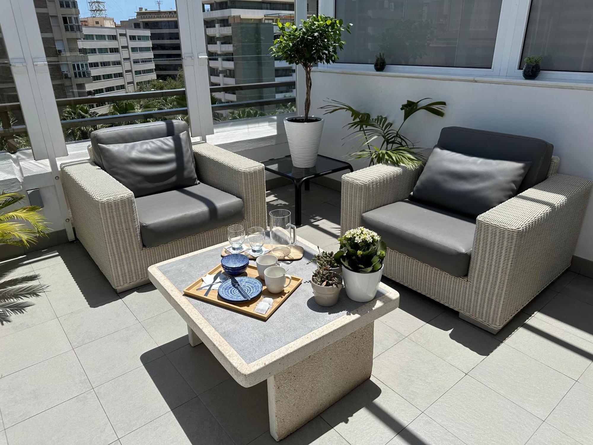 The Penthouse Apartment Almeria Bagian luar foto